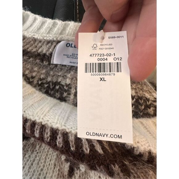 NWT Old Navy XL winter soft Cream Sweater - Picture 4 of 5